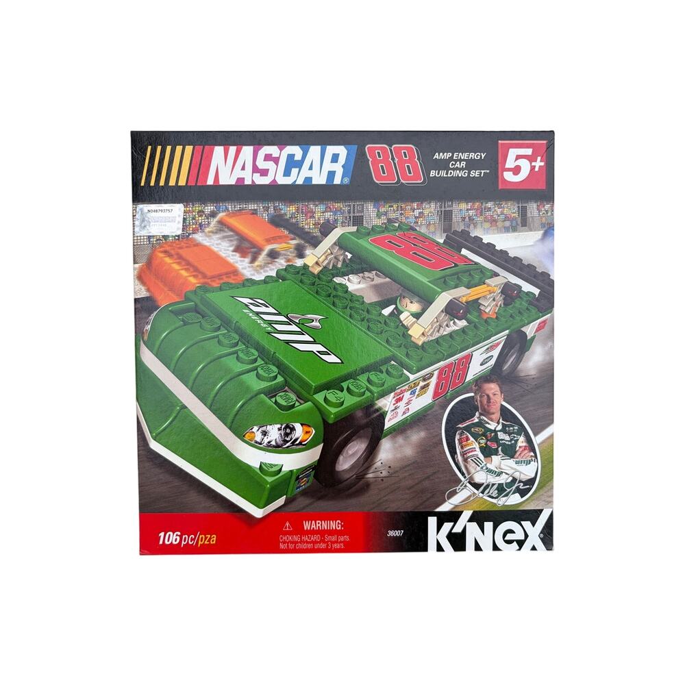 K'NEX NASCAR AMP Energy Car Building Set 106 Pieces Dale Jr. Knex 2011-NIB
